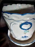 Engels Porseleinen Pot met Schotel - Onderschatte Gaafheid, Ophalen of Verzenden