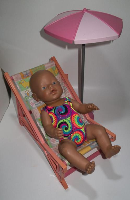 Baby Born strandset., Kinderen en Baby's, Speelgoed | Poppen, Gebruikt, Overige typen, Ophalen of Verzenden