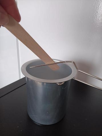 Aluminium pot geschikt voor warme wax, 800 ml. beschikbaar voor biedingen
