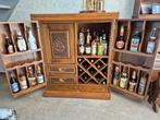 Antiek vintage teakhout gevulde Aziatisch  bar kast, Huis en Inrichting, Barren, Ophalen, Zo goed als nieuw