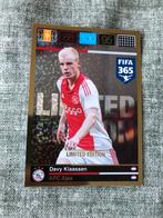Panini FIFA 365 2016 Davy Klaassen Limited Edition, Ophalen of Verzenden, Zo goed als nieuw, Sticker