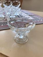 Glazen dessert coupes, bananencoupes, kaasstolp, schoteltjes, Ophalen of Verzenden, Gebruikt, Overige typen