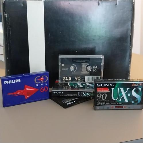 Vintage Cassetebandje sony/phillips/maxwell cd, Cd's en Dvd's, Cassettebandjes, Nieuw in verpakking, Origineel, Overige genres