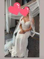 Mooi trouwjurk tekoop maar mag ook huren voor €100, Kleding | Dames, Trouwkleding en Trouwaccessoires, Ophalen, Zo goed als nieuw