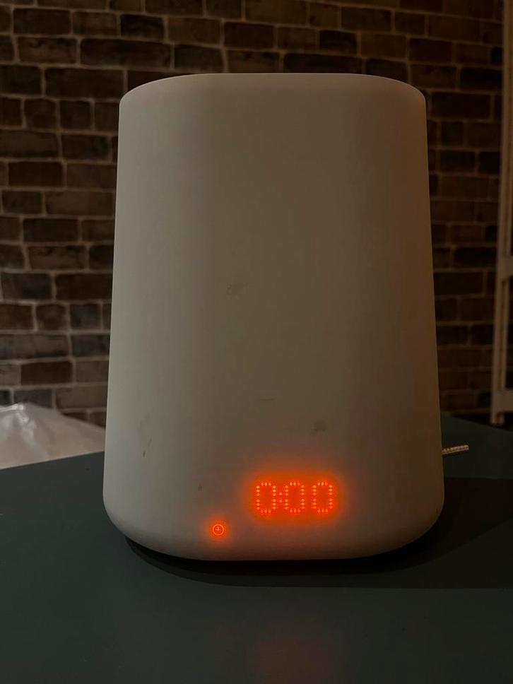 Philips HF3480 Wake-up Light, Witgoed en Apparatuur, Wekkers, Zo goed als nieuw, Digitaal, Ophalen of Verzenden