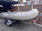 RIB Excellent met 8 Pk en trailer, Watersport en Boten, Rubberboten, Zo goed als nieuw, Benzine, Minder dan 70 pk, Overige materialen
