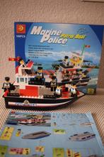 Lingnan Politieboot, met agenten (bouwstenen), Ophalen of Verzenden, Gebruikt, Overige merken