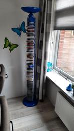 Staande lamp met cd-rek voor 65 cds., Ophalen, Zo goed als nieuw, 150 tot 200 cm