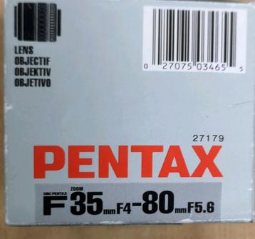 SMC Pentax-F 35-80 mm f/4-5.6 zoomlens nieuw in doos beschikbaar voor biedingen