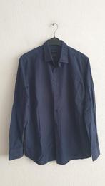 Massimo Dutti  Hemd Maat L, Ophalen of Verzenden, Zo goed als nieuw, Blauw