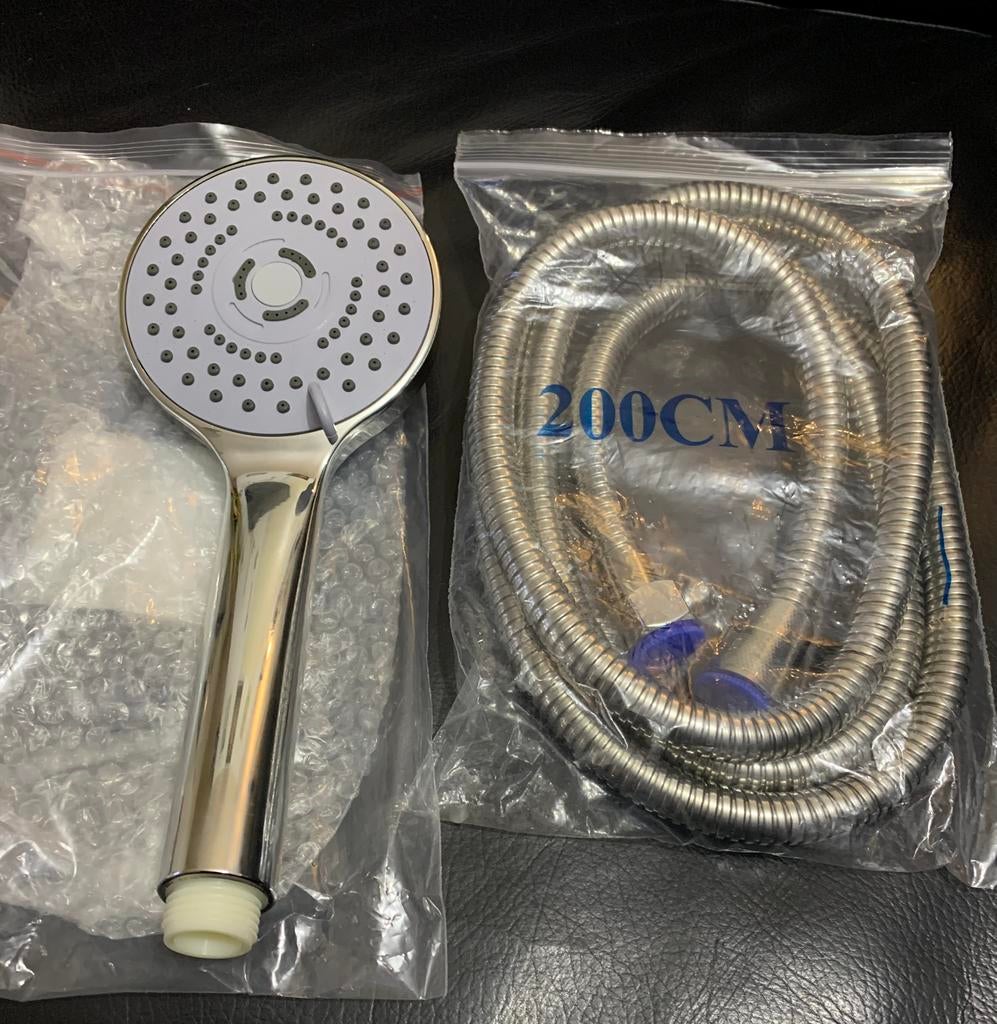 Douche Slang(2,meter)met Douche kop(Nieuw), Ophalen of Verzenden, Nieuw, Rvs, Douche