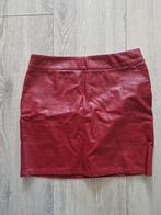 Rode leren rok, Ophalen of Verzenden, Nieuw, Rood, Boven de knie