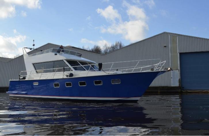 Vacance 1200 Flybridge - Uniek Motorjacht, Watersport en Boten, Motorboten en Motorjachten, Zo goed als nieuw, Staal, 12 meter of meer