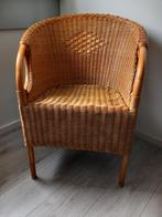 Rotan kuipstoel, Ophalen of Verzenden, Zo goed als nieuw, Bruin, Eén