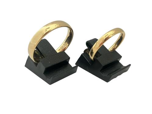 Een paar nieuwe gladde gouden A:S trouwringen, mt 17 en 20, Sieraden, Tassen en Uiterlijk, Ringen, Nieuw, Dame of Heer, 17 tot 18