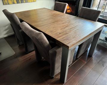 Eettafel Elba - Acacia hout (180x100 cm) beschikbaar voor biedingen