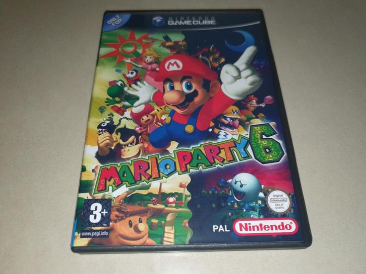Mario Party 6 GameCube GC Game Case, Spelcomputers en Games, Games | Nintendo GameCube, Zo goed als nieuw, Verzenden