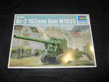H-126,TRUMPETER 1-35,NO,02338,Soviet BR-2 152mm Gun M19355 beschikbaar voor biedingen