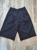 Vintage bermuda broek. Wol mix, Ophalen of Verzenden, Zo goed als nieuw, Blauw
