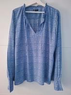 Mooie frisblauwe blouse met motiefje Didi maat 42, Blauw, Maat 42/44 (L), Nieuw, Didi