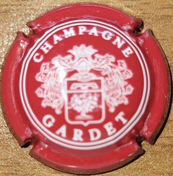 Champagnecapsule GARDET rood & wit nr.06 beschikbaar voor biedingen