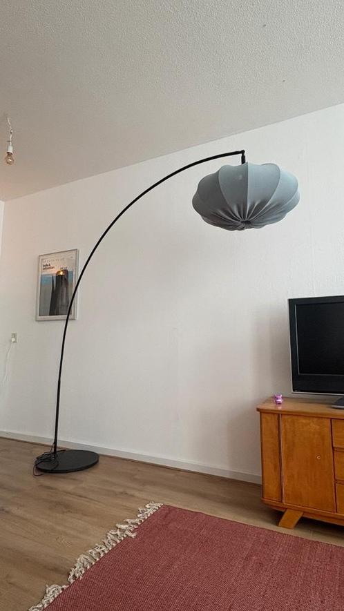 Booglamp Ikea, Huis en Inrichting, Lampen | Vloerlampen, Zo goed als nieuw, 150 tot 200 cm, Kunststof, Stof, Ophalen
