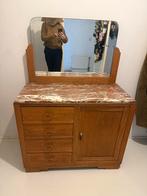 Ladekast met marmeren blad, Ophalen, Gebruikt, Vintage, 50 tot 100 cm