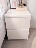 2x Malm Nachtkastjes - IKEA, Huis en Inrichting, Slaapkamer | Nachtkastjes, Ophalen, Gebruikt, Minder dan 45 cm, Minder dan 55 cm