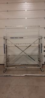 Kamersteiger gebruikt aluminium, Doe-het-zelf en Verbouw, Steigers, Ophalen, Gebruikt, Rolsteiger of Kamersteiger, Minder dan 2 meter