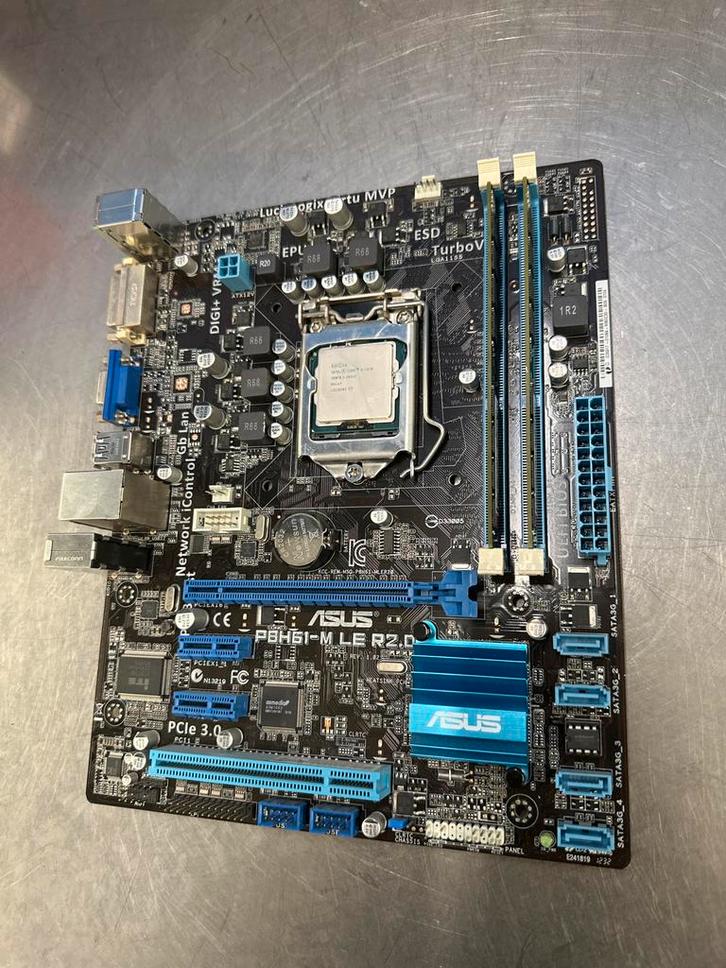 Moederbord, CPU en RAM Combo - Getest en Werkend!, Computers en Software, Moederborden, Gebruikt, Intel, DDR3, Ophalen of Verzenden