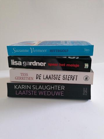 4 thrillers: L. Gardner T. Gerritsen K. Slaughter S. Vermeer beschikbaar voor biedingen