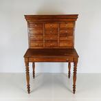 Prachtig uniek antiek notarisbureau met werkende klokkenbel, Antiek en Kunst, Ophalen