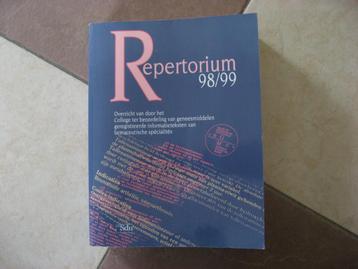 Repertorium 98/99, naslagwerk beschikbaar voor biedingen