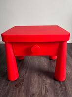 Ikea Nachtkastje - Rood, Ophalen, Minder dan 45 cm, Gebruikt, Vierkant