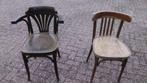 brocante stoelen, Huis en Inrichting, Stoelen, Ophalen, Gebruikt, Wit, Vier