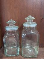 Oude glazen snoeppotten, Ophalen of Verzenden