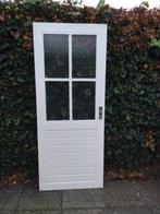 Schuurdeur achterdeur 202,5x82 cm, Doe-het-zelf en Verbouw, Deuren en Horren, Ophalen, Gebruikt, 80 tot 100 cm, Buitendeur