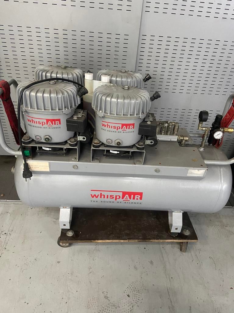 Low noise compressor whispair., Doe-het-zelf en Verbouw, Compressors, 100 liter of meer, Ophalen of Verzenden