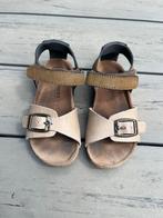 Braqeez leren jongens sandalen, zand/bruin, maat 24, Schoentjes, Ophalen of Verzenden, Zo goed als nieuw, Braqeez