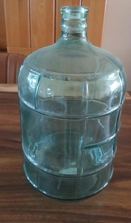 glazen ronde vaas, Huis en Inrichting, Woonaccessoires | Vazen, Zo goed als nieuw, Overige kleuren, Minder dan 50 cm, Glas, Ophalen