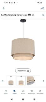Gamma hanglamp marcel, Huis en Inrichting, Lampen | Hanglampen, Ophalen, Gebruikt, Stof, Minder dan 50 cm
