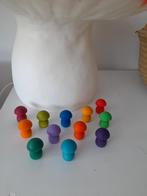 Grapat paddestoeltjes 12 stuks, Ophalen of Verzenden, Zo goed als nieuw