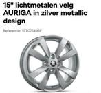 Skoda Citigo 15 inch Auriga wiel., Auto-onderdelen, Banden en Velgen, Ophalen, Gebruikt, 15 inch, Velg(en)