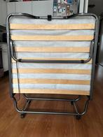 Rij baan logeerbed net mooie hoes, Huis en Inrichting, Ophalen, 90 cm, Eenpersoons, Zo goed als nieuw