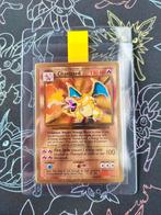Pokemon Metal Charizard Goud Celebrations UPC Promo, Ophalen of Verzenden, Nieuw, Losse kaart, Foil