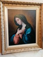 Florentijnse madonna olie op doek omstreeks 1800, Antiek en Kunst, Kunst | Schilderijen | Klassiek, Ophalen of Verzenden