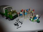 Playmobil 3233 politieauto en 3572 politiemotor vintage, Ophalen of Verzenden, Gebruikt, Complete set
