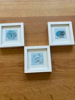 Poezenschilderijtjes, Huis en Inrichting, Woonaccessoires | Schilderijen, Tekeningen en Foto's, Ophalen of Verzenden