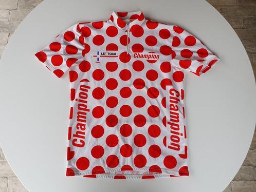 Vintage polkadot wielershirt Le Tour De France 90'ies, Sport en Fitness, Wielrennen, Gebruikt, Kleding, Ophalen of Verzenden
