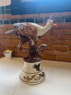 Capodimonte Porseleinen Vogelbeeld, ca. 1950, Antiek en Kunst, Ophalen of Verzenden